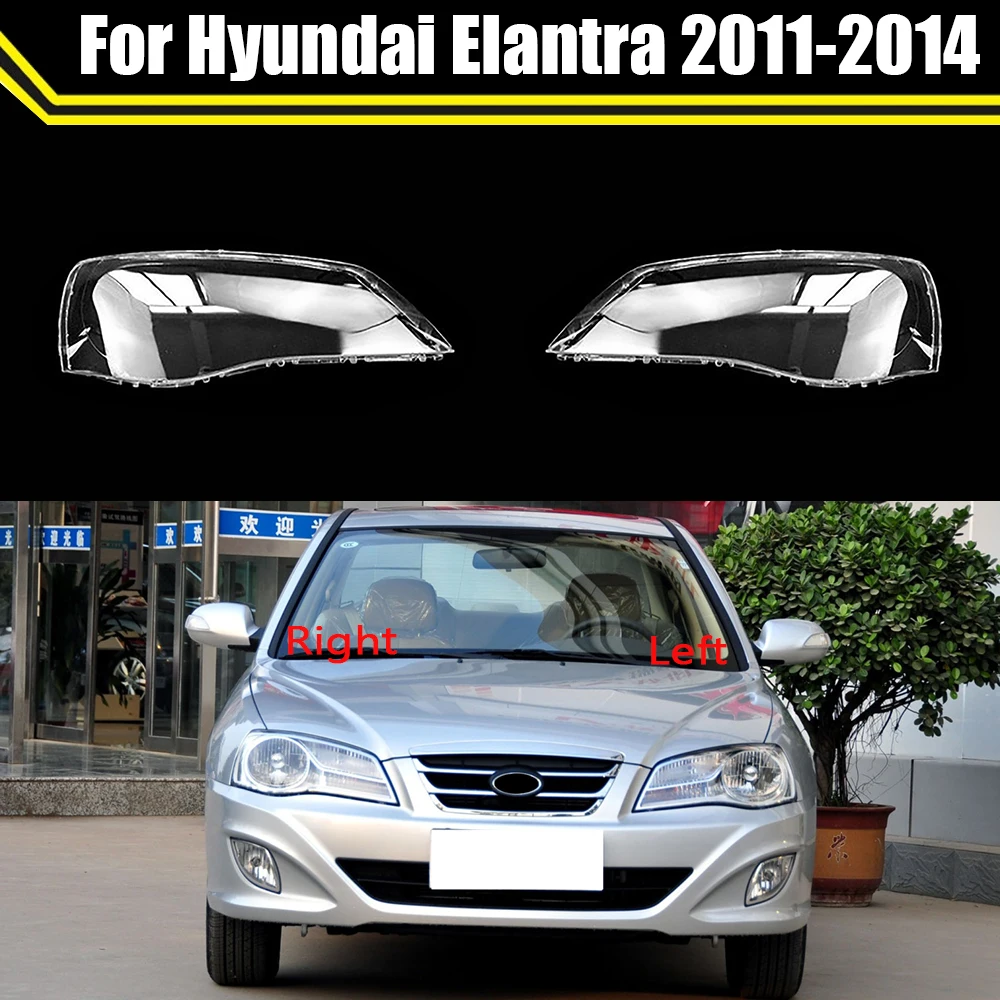 

Car Headlamp Cover Lampshade Headlight Caps Lens Plexiglass Replace Original Lampshade For Hyundai Elantra 2011 2012 2013 2014