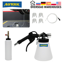 AUTOOL 750ML Car Brake Liquid Bleeder Pneumatic Pumping Fluid Pump Oil Changer Extractor Replacement Purge Tank Tubes