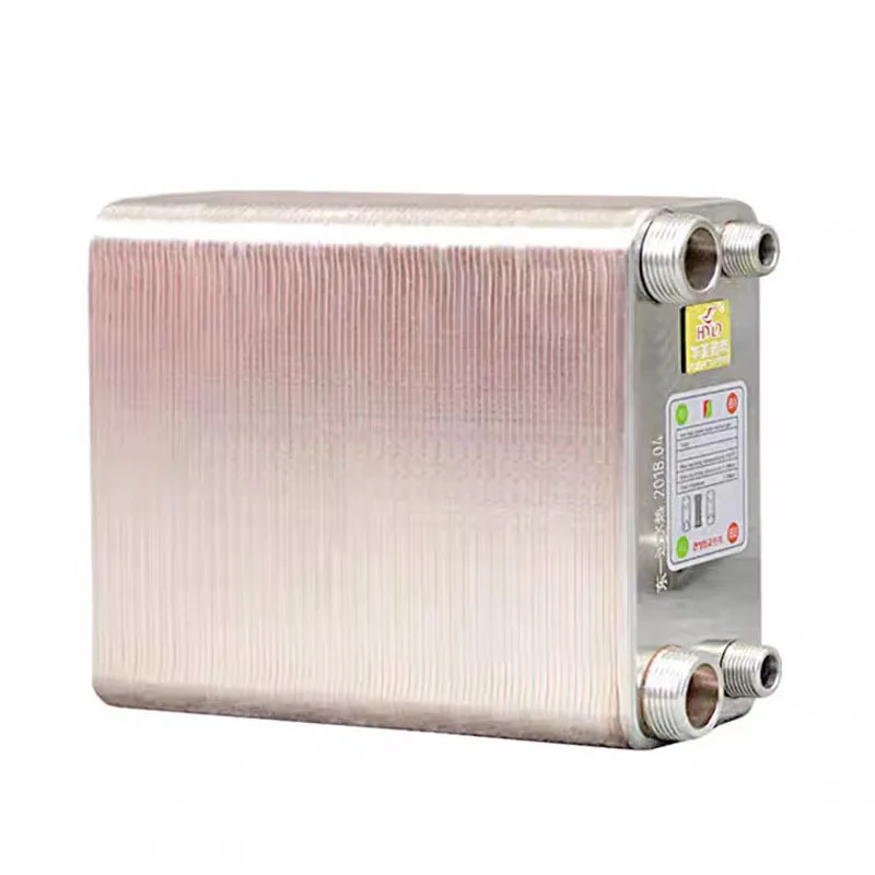 100 Plates Stainless Steel Heat Exchanger Brazed Plate Type Water Heater Chiller Cooler Counter Flow Chiller 100.