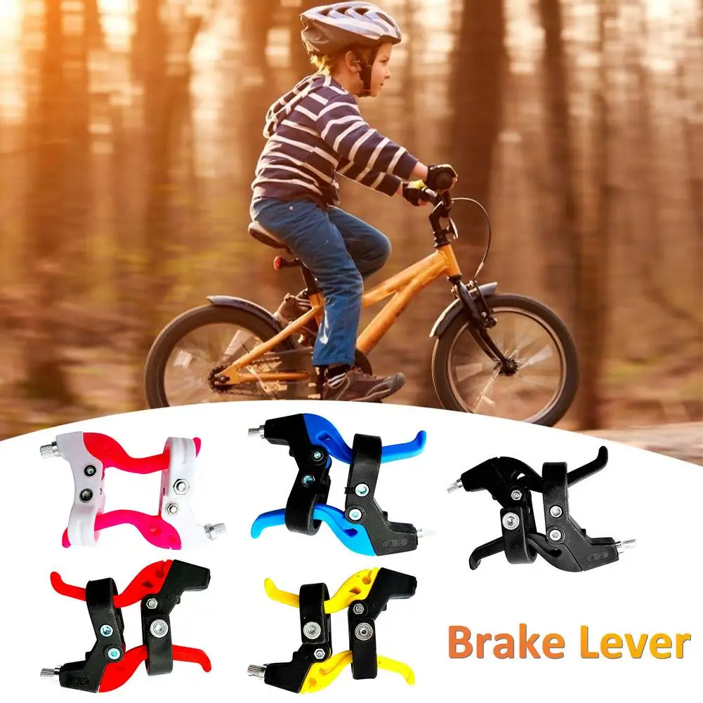 Plastic Kids Bike Brake Lever Set Children Bicycle Spare Parts Accessories Thick Durable Lightweight Effortless Brake Handle