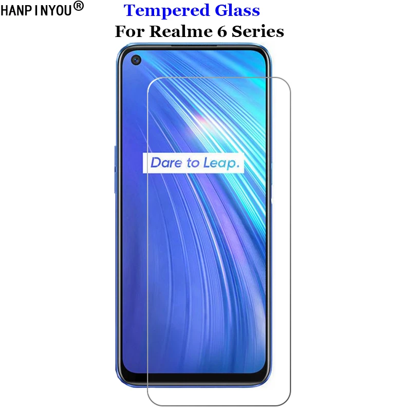 For Realme 6 6i (India) 6S Tempered Glass 9H 2.5D Premium Screen Protector Protective Film For Realme 6 6S