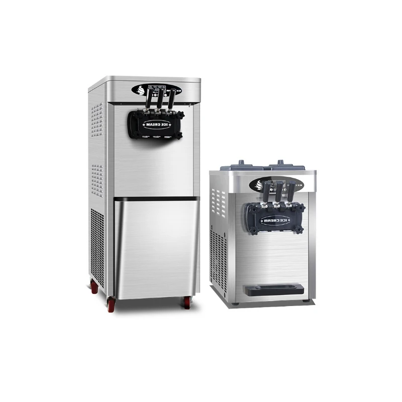 3 Flavors Soft Ice Cream Machine Yogurt Maker With Free Shipping By Sea