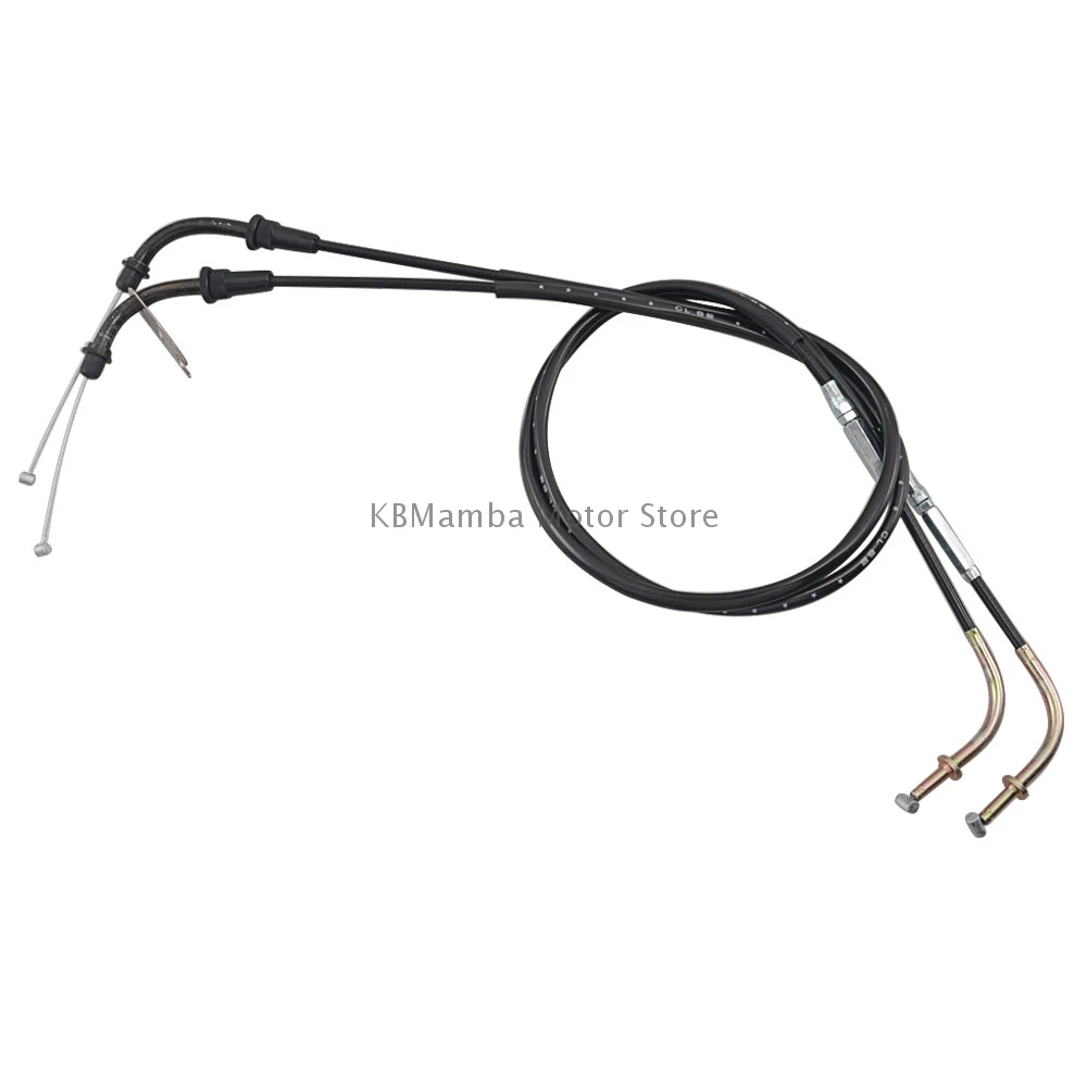 Motorcycle Steel Throttle Cables Wires For Kawasaki VULCAN 900 VN900 CLASSIC/LT 2006-2018 Models.