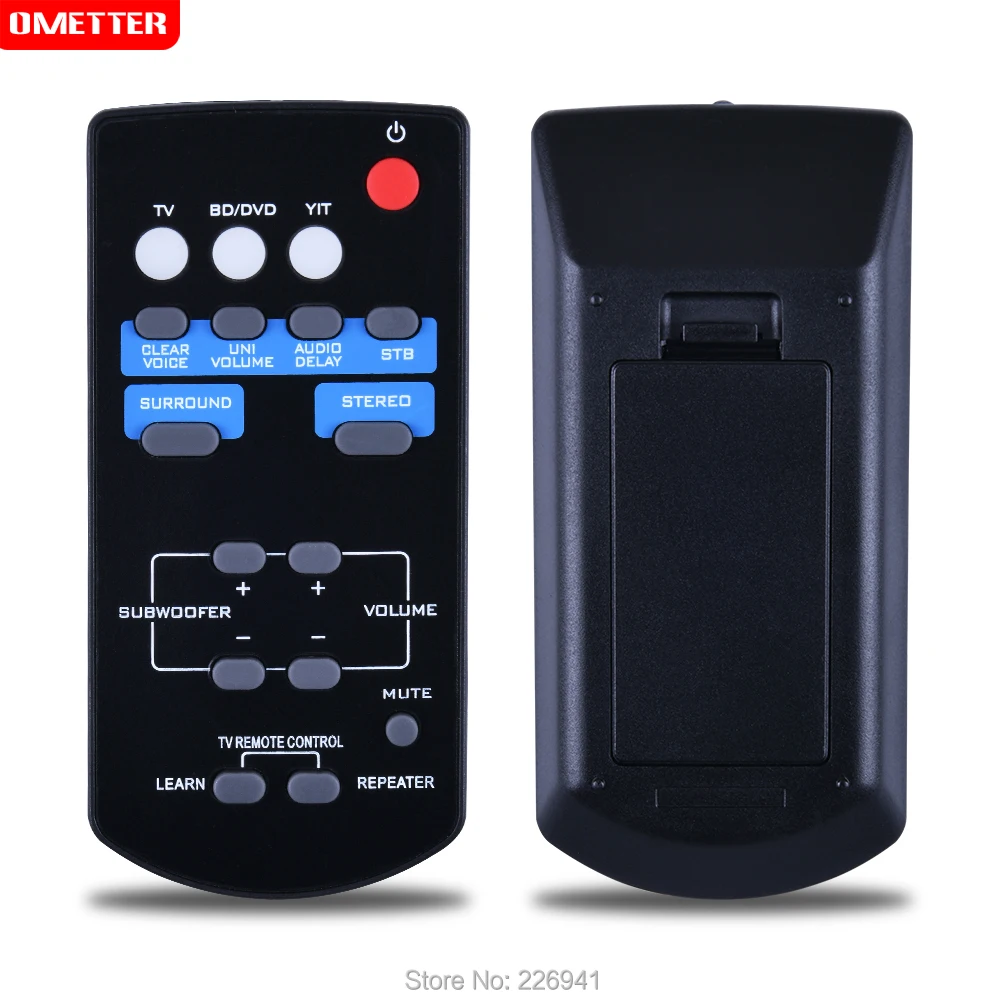 

Remote Control FSR60 WY57800 For YAMAHA Sound Bar FSR62 ATS1010 YAS101 YAS101BL ATS-1010 YAS-101 YAS-101BL