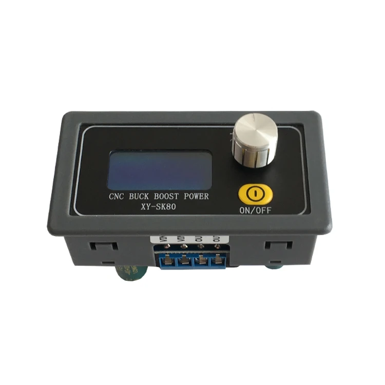 デジタル制御電源モジュールdiy DC-DC調整可能なスイッチング電源パネルlcdメーター5A/80ワット