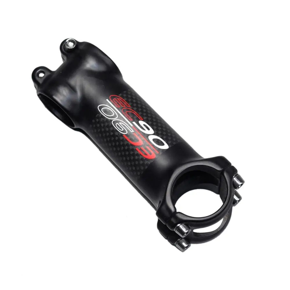 EC90 Aluminium Alloy + Carbon Fiber Road Bike Handlebar Stem Riser MTB Bicycle Stem Rod Aluminium Alloy Cycling Stems
