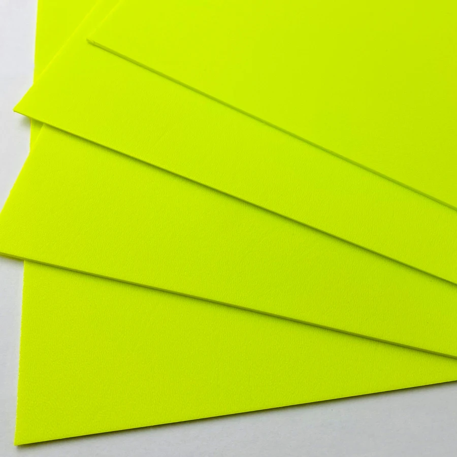 Fluorescent Green Hot Plastic Plate Kydex Holster Material - Kydex Thermoplastic Board for Knife Sheath Gun Case Making Material