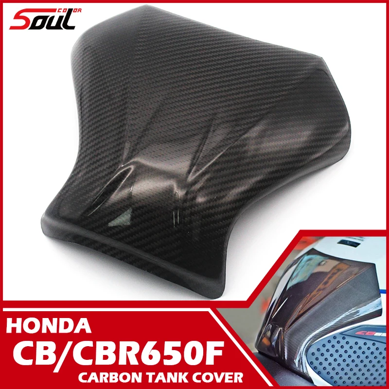 Motorcycle Carbon Fiber Tank Pad Sticker Tank Protect Cover Guard Fits For Honda CB650F 14-18 CBR650F 2014 2015 2016 2017 2018