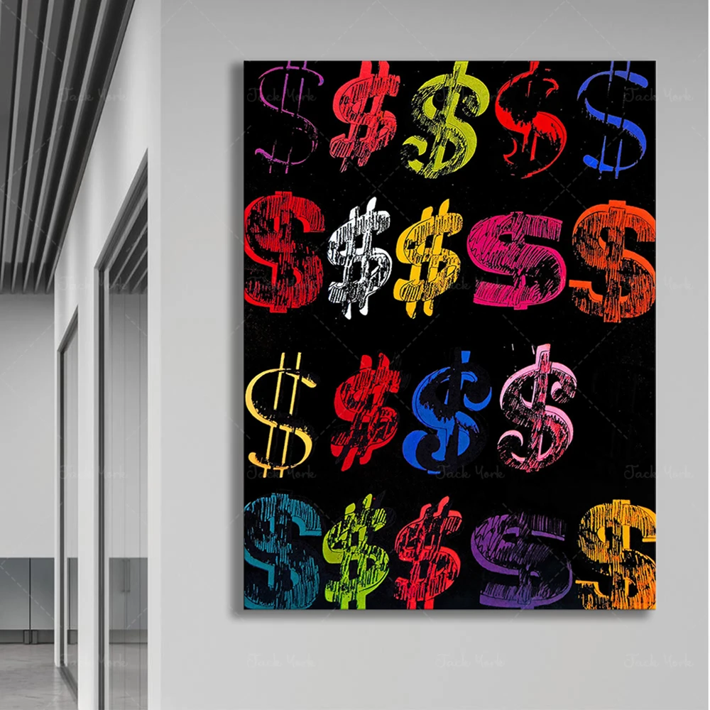 Dollar Signs – Andy Warhol Art Print, digitale Download-Kunst, Pop-Art, Pop-Art-Druck, Andy Warhol-Poster, zeitgenössische Kunst