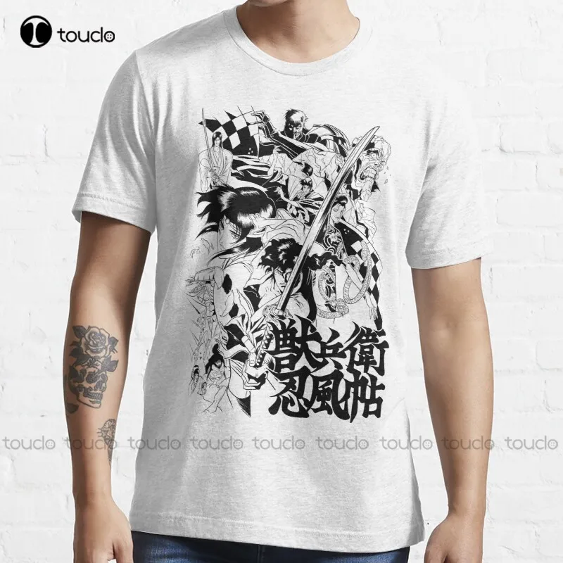 New Ninja Jubei Ninja Scroll Jubei Ninpucho Kagero Vampire Hunter T-Shirt Beach Shirts For Men Cotton Tee Shirts S-5Xl