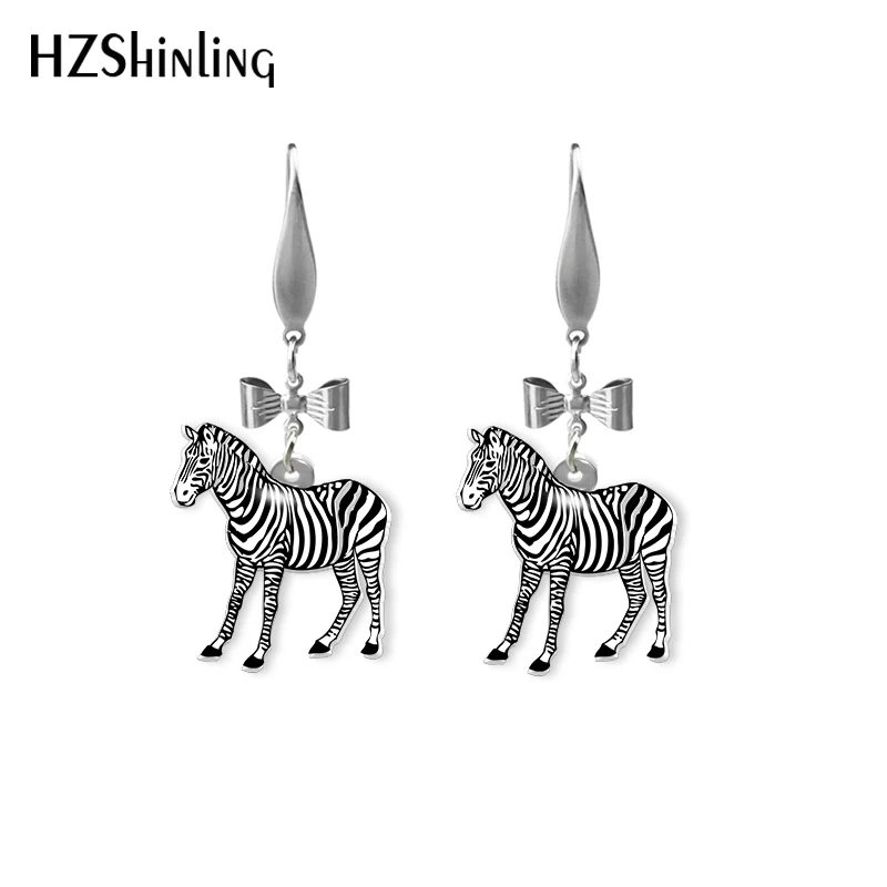 2020 New Hummingbird Butterfly Dangle Earring Horse Zebra Animal Acrylic Fish Hook Earring Epoxy Jewelry Fashion Earrings