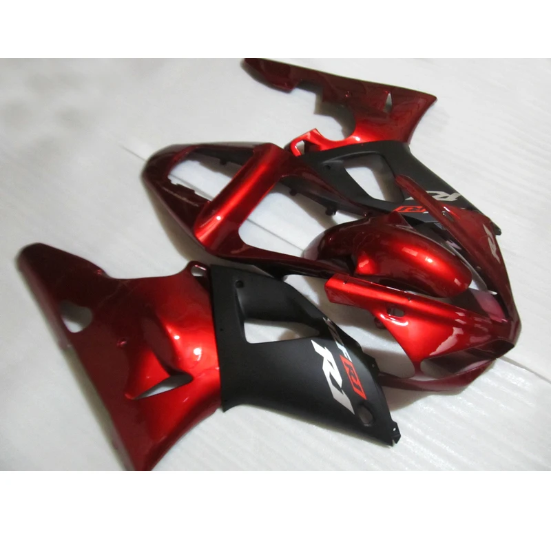 

Lowest Price Motorcycle Bodywork fairings for YAMAHA R1 fairing kit 2000 2001 red black plastic fairing set YZFR1 00 01 HJ85