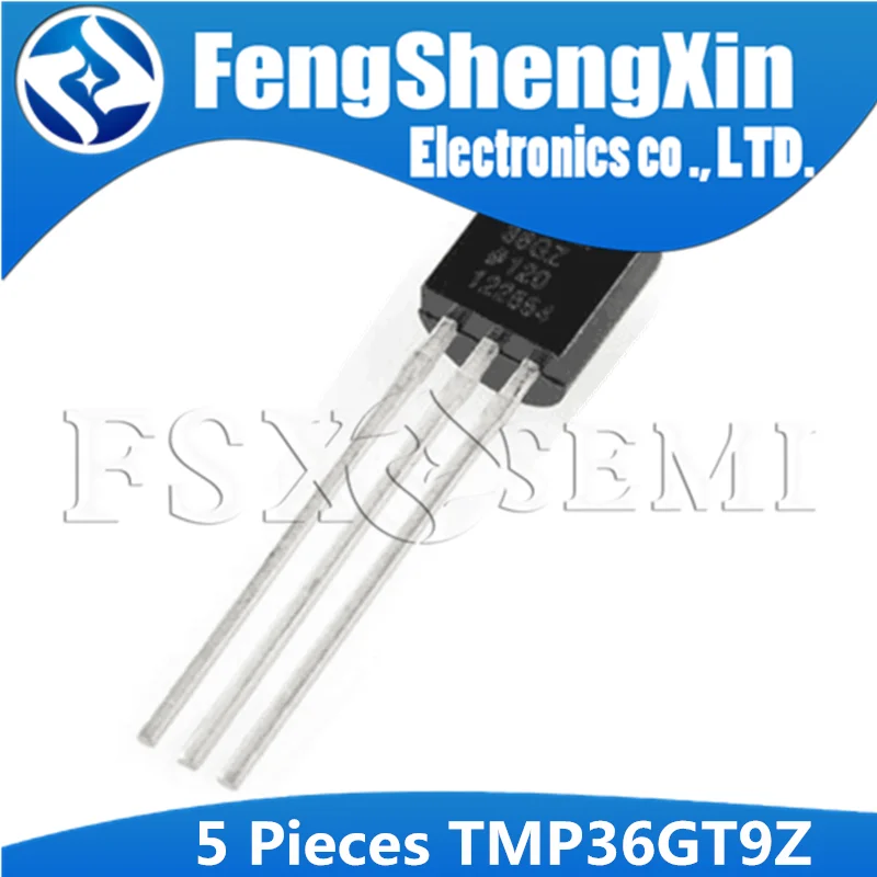 

5pcs TMP36GT9Z TO92 TMP36GZ TMP36 TO-92 temperature IC