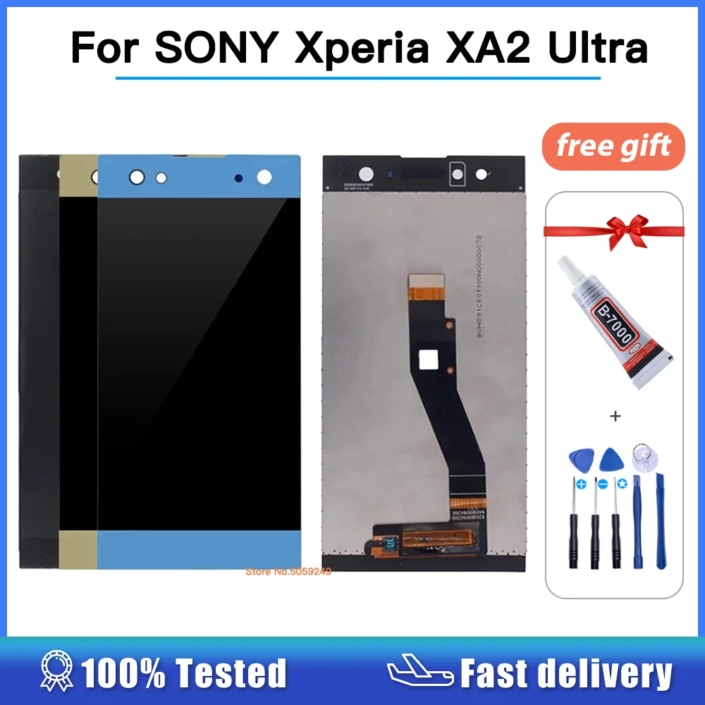 

6.0'' Display For SONY Xperia XA2 Ultra LCD Display Screen Touch Digitizer For SONY H4233 H4213 H3213 H3223 Display C8 LCD