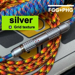 Keyboard Cable USB Quick Mate FGG PHG 0B 1B 304 305Pin Push-Pull Self-Latching Circular Black Metal Plug Socket Wire Connector