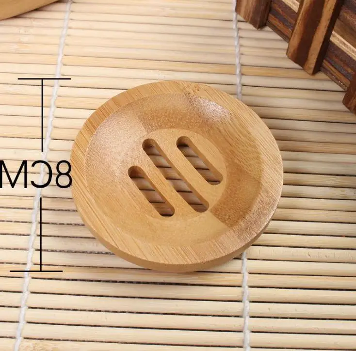 

Home Bathroom Tool Natural Bamboo Wooden Soap Dish Box Case Container Wash Shower Storage Stand Wholesale