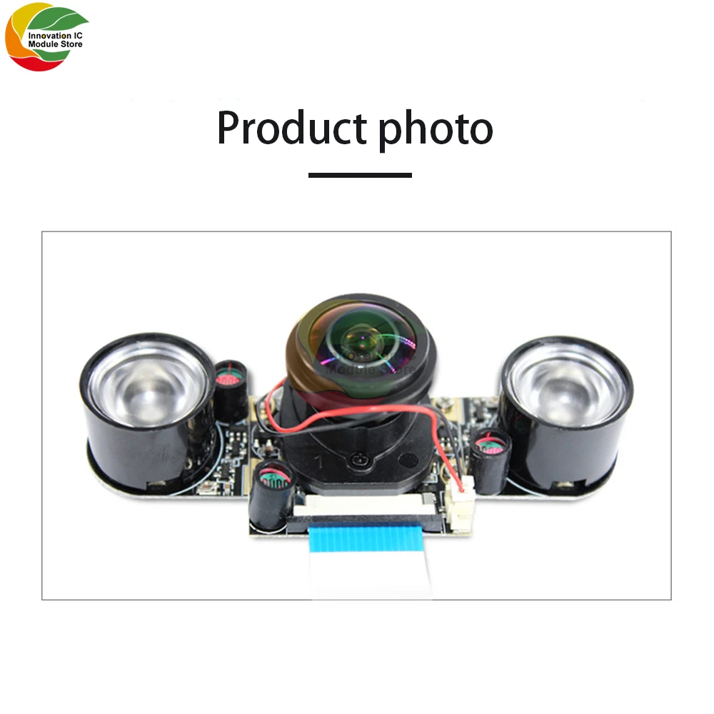 Raspberry Pi Camera 5MP OV5647 160/175 Degree Wide Angle IR-CUT Auto Switch IR Night Vision Light for Raspberry Pi3 Model B Plus