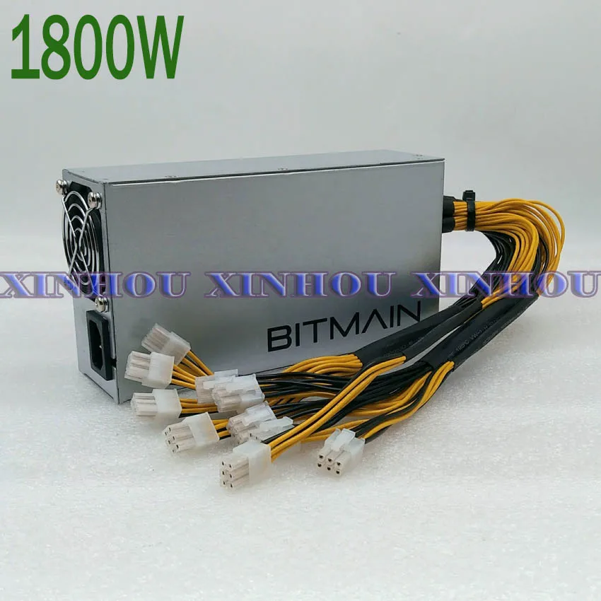 Used BITMAIN APW7 1800W Power Supply For Antminer S9 S9i Z9 L3+ A3 D3 DR3 T9+ E3 Innosilicon A9 D9 A8 baikal G28 BTC LTC ETH PSU