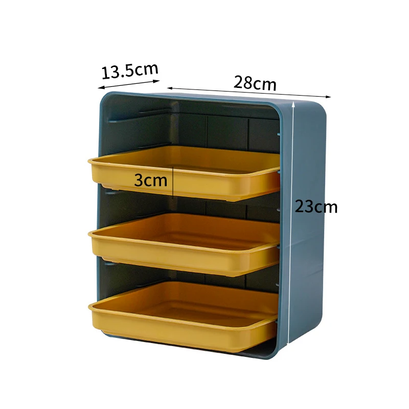 New 3/6 Tiers Wall-mounted Plate Organizer Rack Kitchen Wall-hanging Storage Shelves Rack Space Saving Dishes Stand Holder Boxes