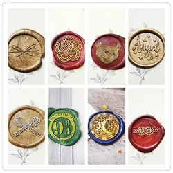 3 forest Hummingbird snowflake moon Lace Bow angel Happy Valentine's Day 943 Retro brass Stamp Sealing Wax Stamps Wax Seal Stamp