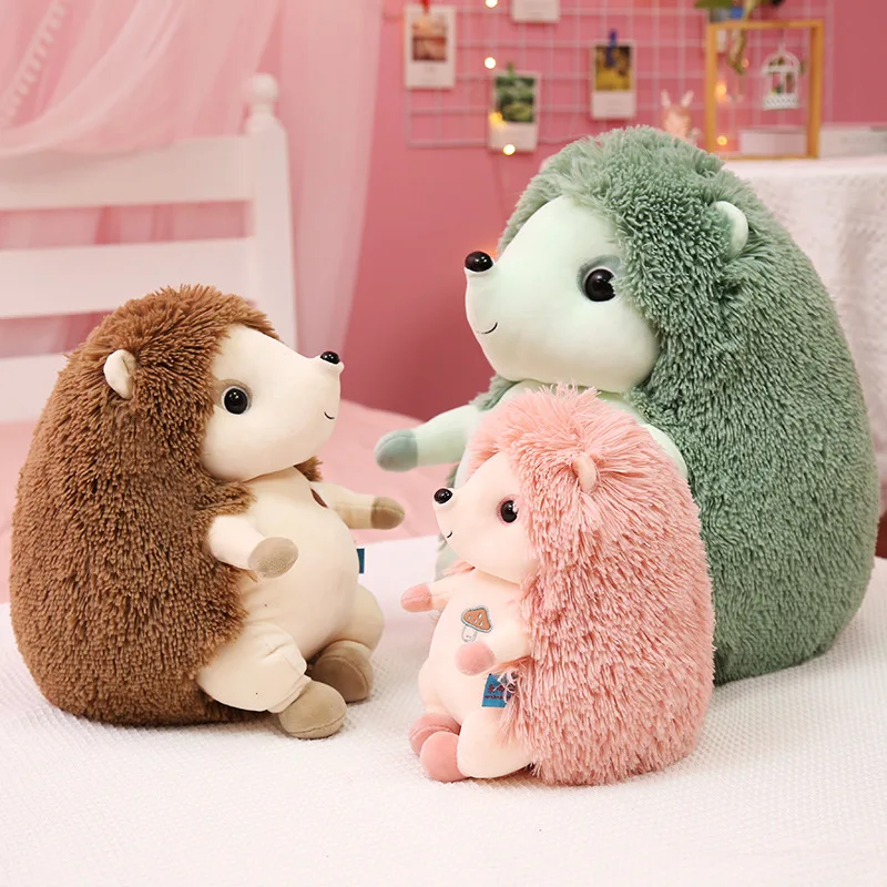 1pc 23/30/40 Lovely Hedgehog Plush Toys Cute Real Life Animal Pillow Stuffed Soft Dolls Children Room Decorative Birthday Gift