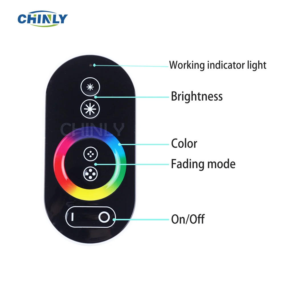 Auto Gebruik DC12V 6W Rgb Touch Remote Led Glasvezel Lichte Motor