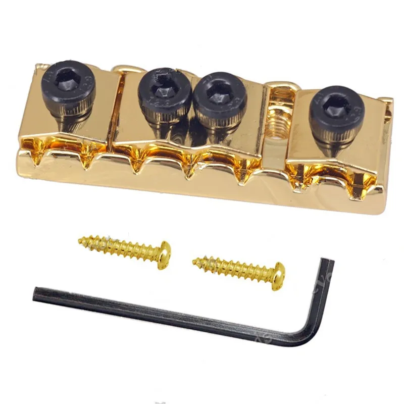 Ein Satz 7-saitiger E-Gitarren-Sicherungsmutter für Tremolo-Brücke, Doppelverriegelungssystem, Länge 48 mm, Gitarrenzubehörteile – Detail 11