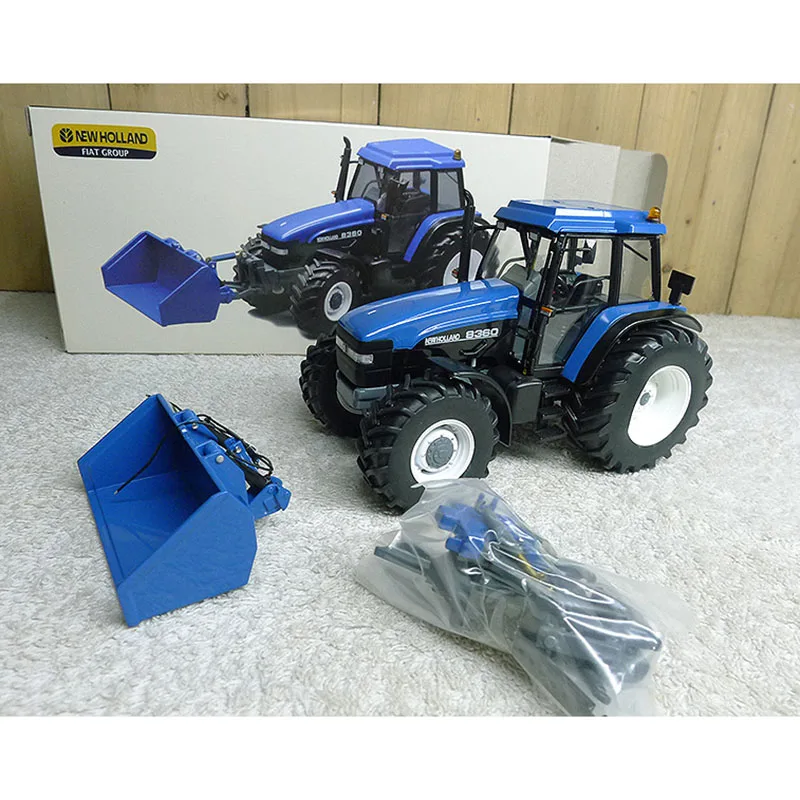 Diecast 1:32 Scale 8360 Metal Shovel Engineering Truck Tractor Alloy Car Model Collection Souvenir Ornaments Display