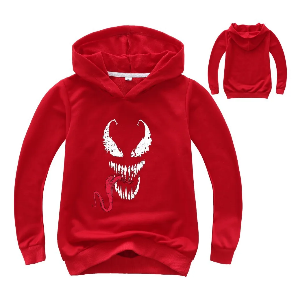 2020 Superhero Venom T-shirts for Girls Clothes Summer Sweatshirt Hoodies Kids Girls Top T Shirts Children Christmas Clothing