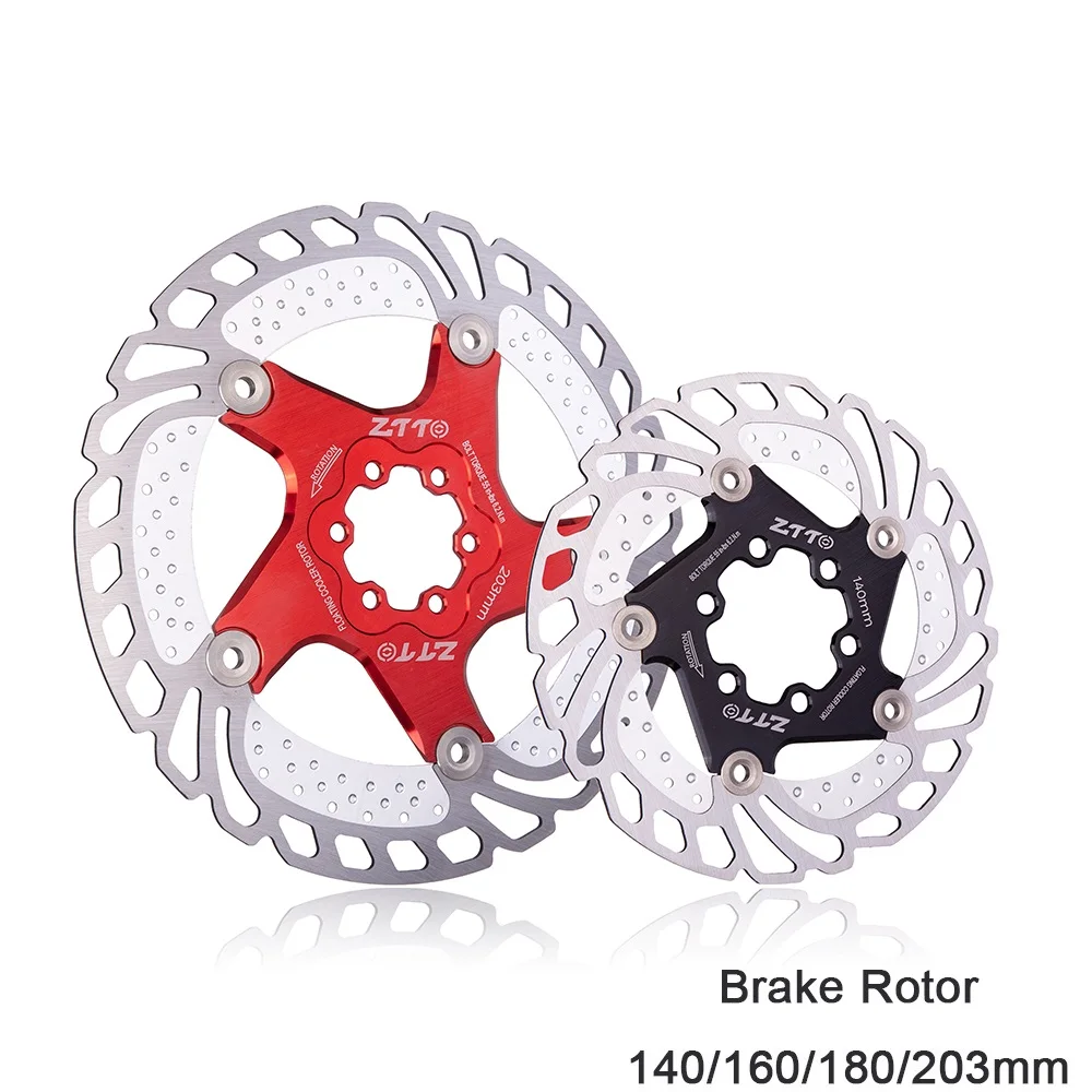 

MTB Bicycle Disc Brake Cooling Floating Ice Rotor Gravel Road Bike 140mm 160mm 180mm 203mm Cool Down Steel Rotor RT99 RT86