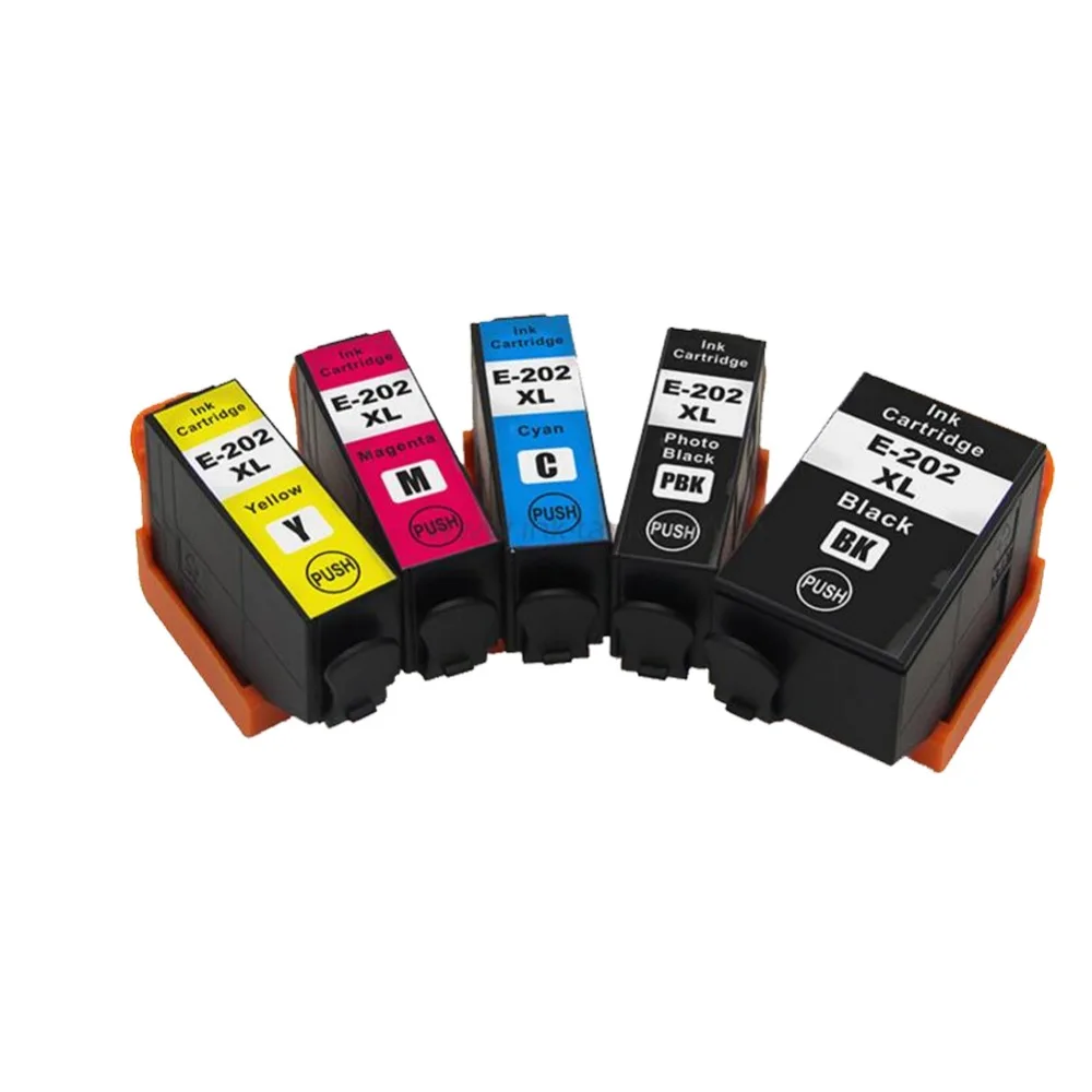 5PK  E202XL  Compatible Ink Cartridges for Epson Expression Photo XP-6000 XP-6005 XP-6000 XP-6005 XP-6100 XP-6105