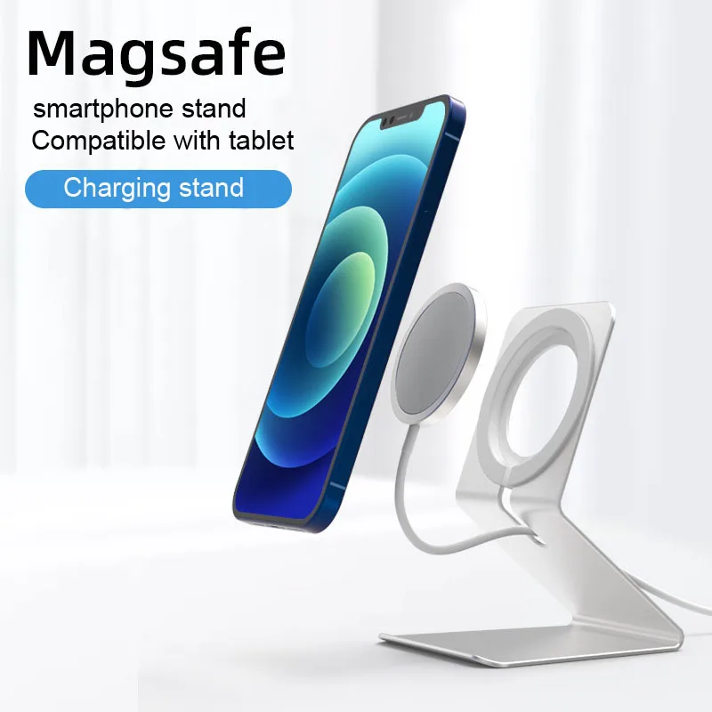 Magsafe Charger Phone Holder Magnetic Wireless Phone stand for iPhone 12/13 /14 Series 15W Fast Charger Desktop Phone Stand