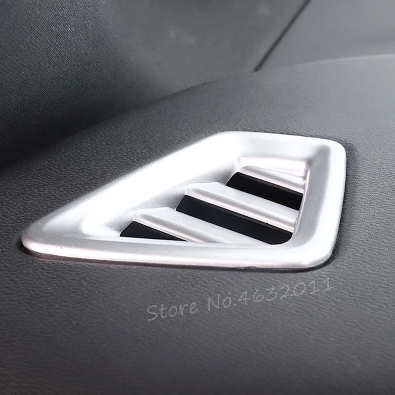 

For Volvo XC60 accessories 2018 2019 ABS Matte/Carbon Fibre Car front Small air outlet Decoration Cover Trim car styling 2pcs