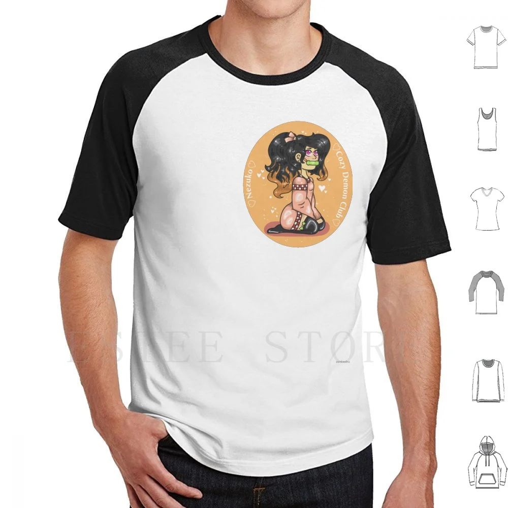

Cozy Nezuko T Shirt Print Cotton Demon Demon Demon Nezuko Nezuko Kimetsu No Yaiba