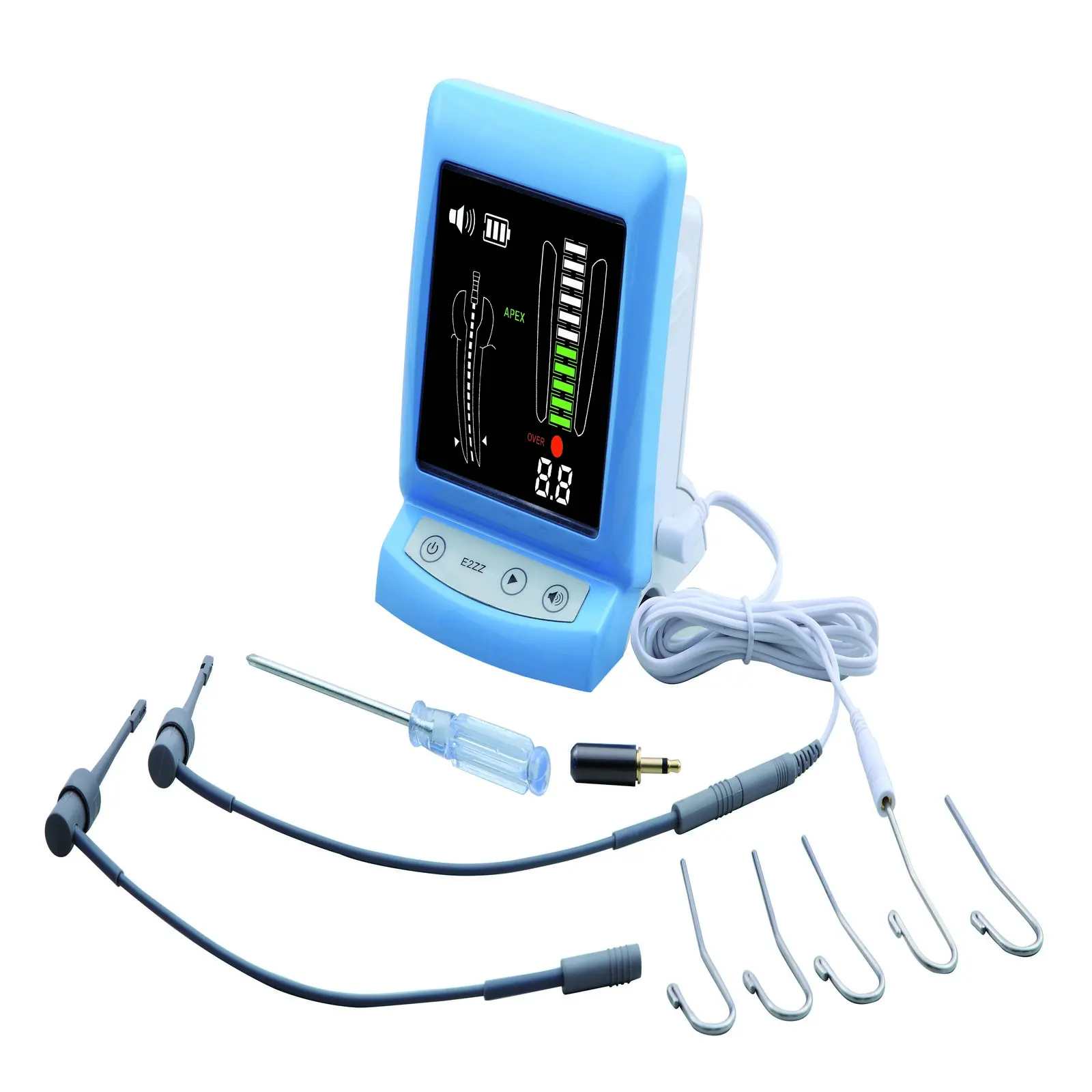 Ultra-clear Dental Apex Locator Root Canal Finder Endodontic Probe Cord File Holder E2WRY  LCD Screen