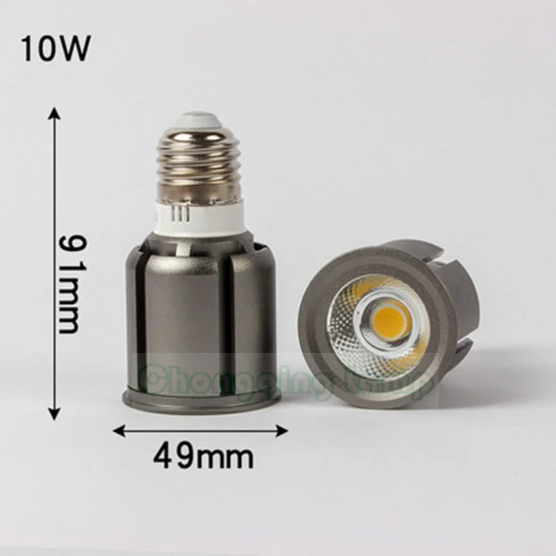 Led Spotlight Cup Cob Light Bulb E27 Screw 3w5w Down Light Super Bright Warm White Single Light Embedded Light Source 220VAC