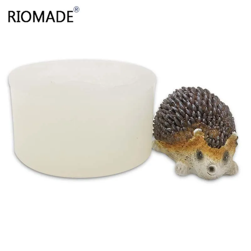 3D-Igel-Silikonform, Tier-Handwerkskunst, Dekorationswerkzeuge, DIY, handgemachte Seife, Ton, Aromatherapie, Kerzenform, Haushaltsartikel – Detail 5