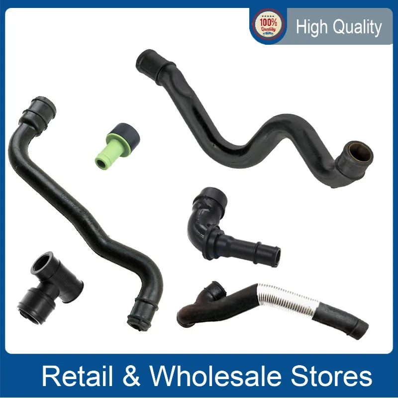 

Engine Crankcase Breather Hose Kit For VW Jetta Golf MK4 Passat Audi A3 A4 A6 TT Seat Leon Skoda Superb 1.8T