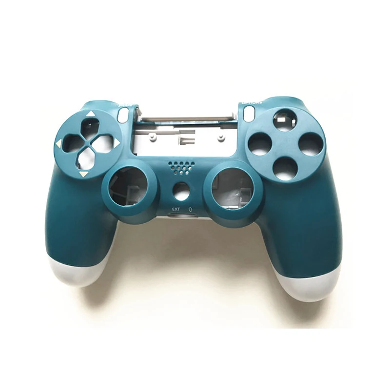 Carcasa completa para mando de JDM-050 PS4 Pro JDS 055, conjunto completo de carcasa, botones de reparación, Kit de carcasa, cubierta blanca y verde, DIY