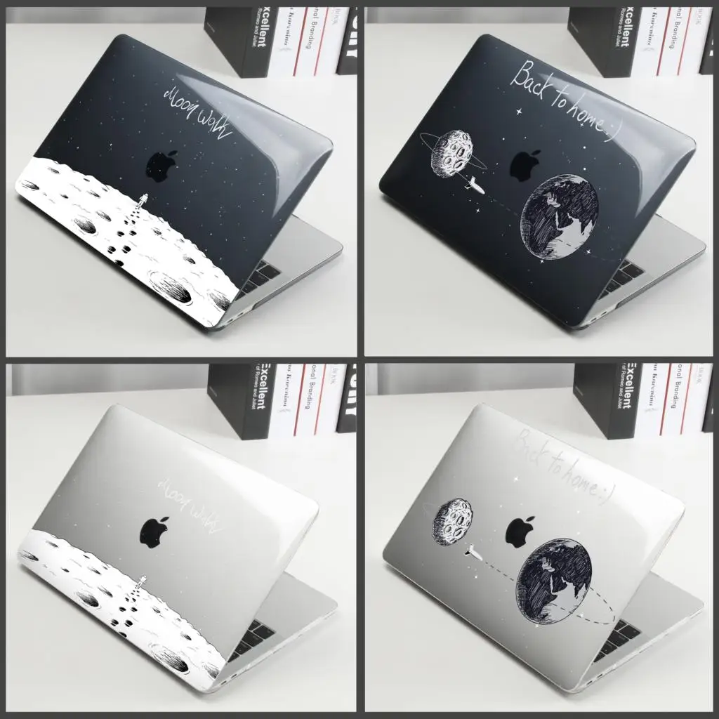 

2023 Crystal Painted Laptop Case For Macbook M1 M2 Pro Air 13.6 13 11 15 12 Cover Touch bar ID for macbook m2 Pro14 16 inch case