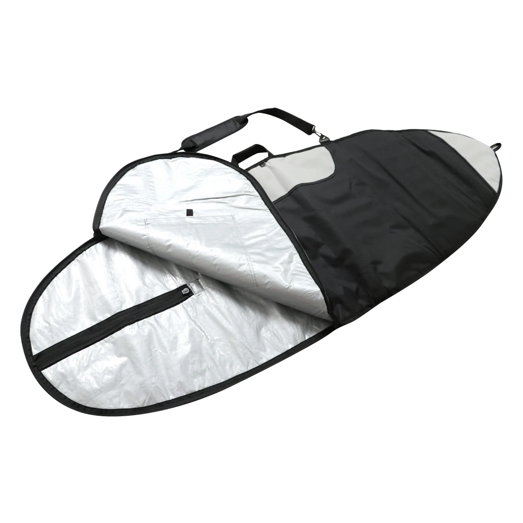 600D Polyester 6.0ft Lightweight Surfboard Bag Cover Outdoor Surf Board Dry Bag Cover Wear-resistant Longboard Shortboard Bag