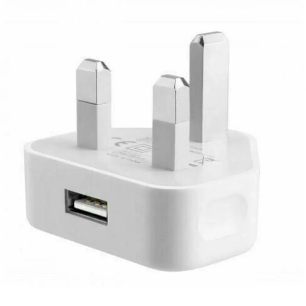 5V 2.1A 1A Universal Mini 1/2/3-Port USB Charger Uk Plug For Iphone Samsung Ios Android 3 Pin Wall Adapter Travel Charger