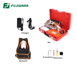 FUJIWARA – sécateur électrique 36V, Branches au Lithium 0-45mm, tige d'extension de taille-haie 1.2-1.8m