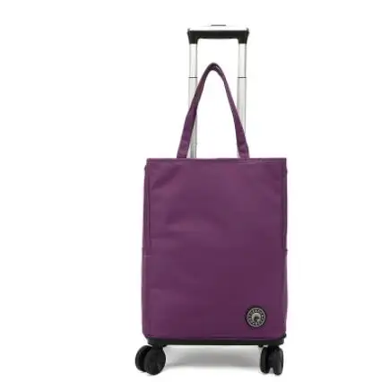 Grocery Shopping Bag With Wheels shopping bag for boutique Portable Travel Trolley Bag Picnic Insulation Rolling Shopping Bags