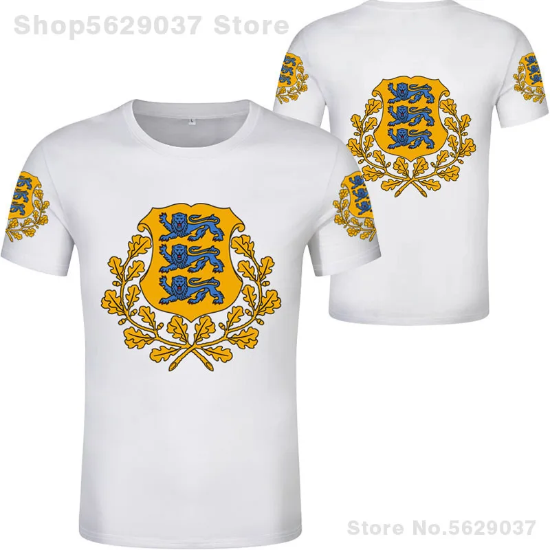 ESTONIA t shirt diy free custom made name number est t-shirt nation flag ee estonian print photo estonians eesti college clothes
