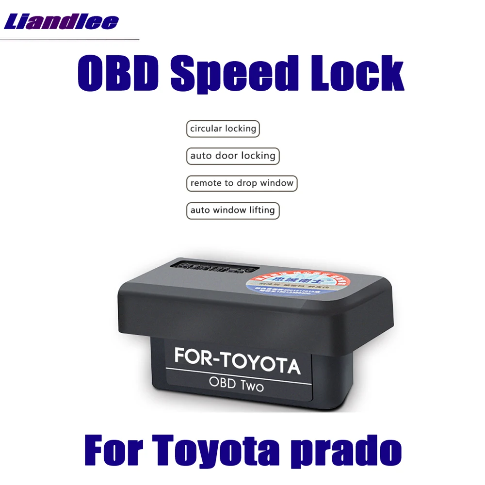 

For Toyota Prado 2010-2020 Car Accessories Auto OBD Speed Lock Door Device Plug ＆ Play Profession Alarm System