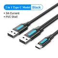 2 in 1 Type C Black