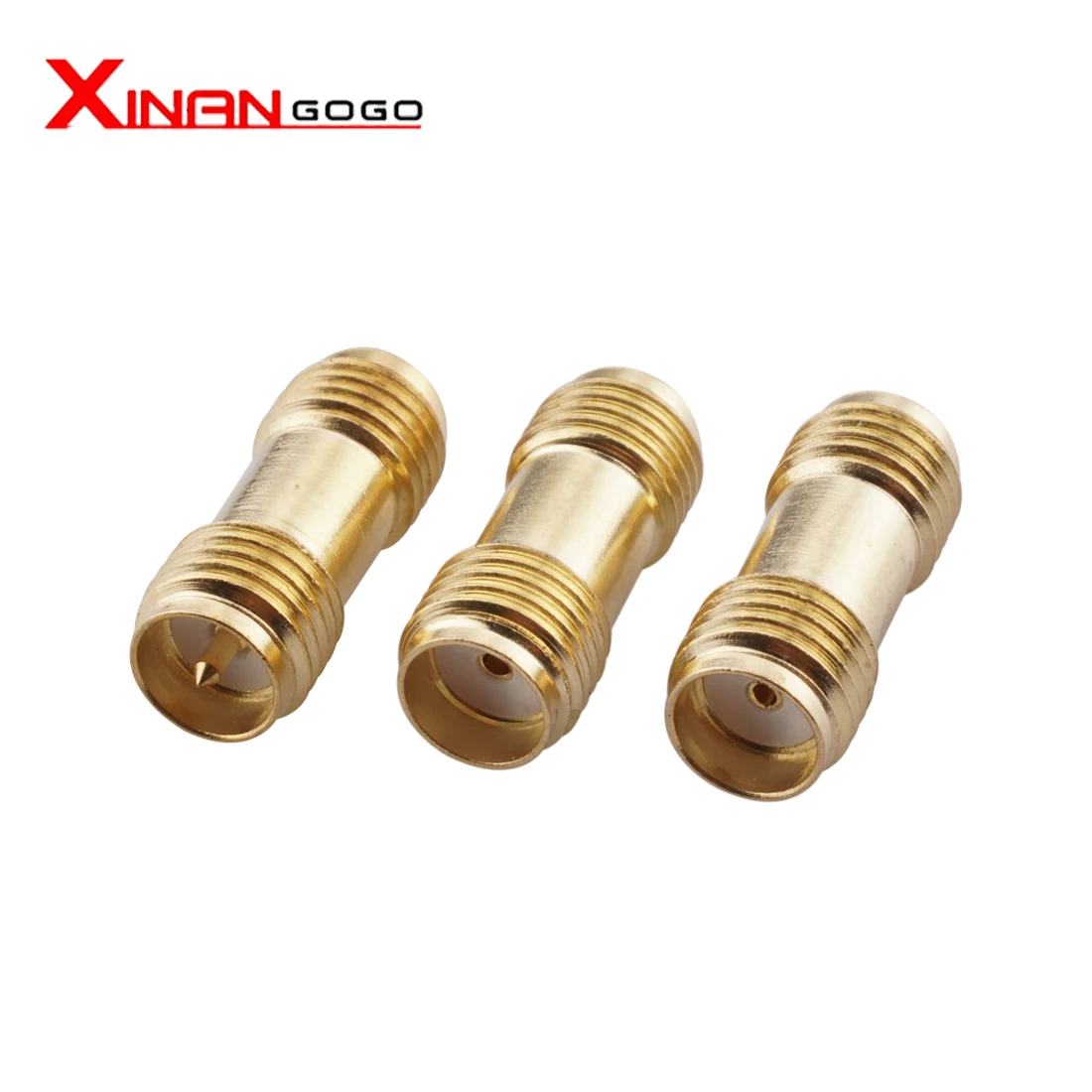 

2Pcs SMA to SMA Female RF Coaxial SMA Adapter RF Coax Coupling Nut barrel Connector Converter For WIFI 4G Antenn