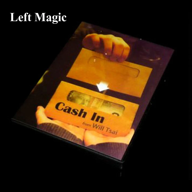 Cash In By Will Tsai (Gimmick+DVD) - Magic Tricks Close Up Magic Illusion Street Magic Fun Magia Toys Joke Gimmicks