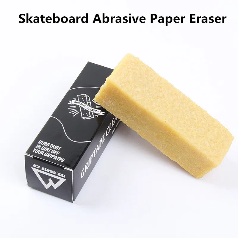 Novo skate borracha de papel abrasivo aperto fita goma lixa mais limpo longboard skate placa dança limpeza artefato acessórios